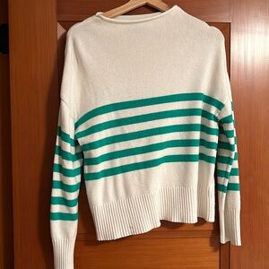 Green Stripe Sweater